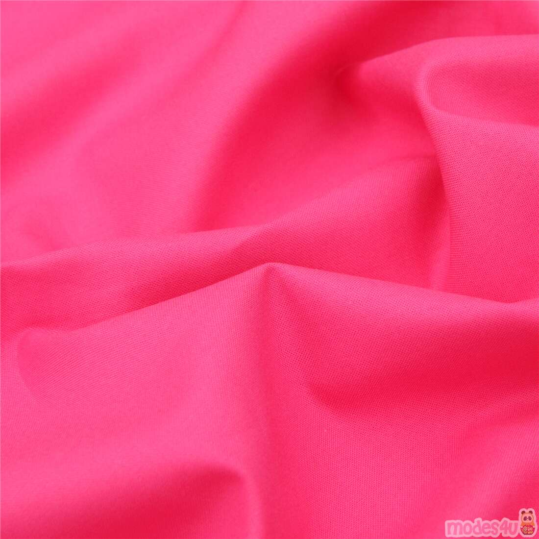 Bright Pink Per Metre Cotton Fabric Robert Kaufman Kona Cotton Solid