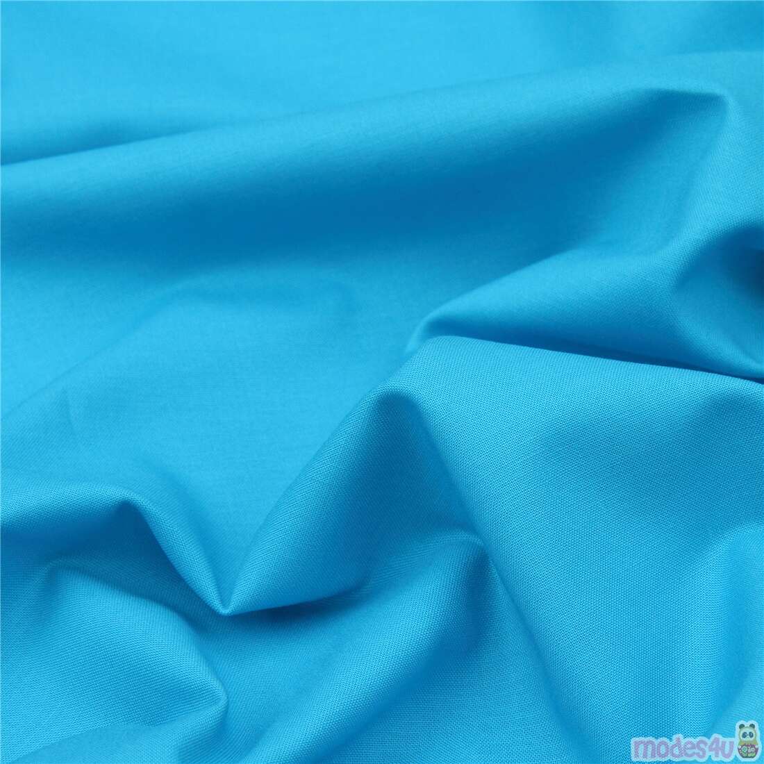 solid turquoise fabric Robert Kaufman USA Turquoise - modeS4u