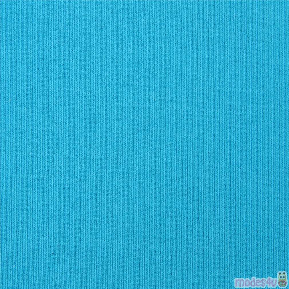 tubular ribbed cuffing knit fabric in blue - modeS4u Kawaii Shop