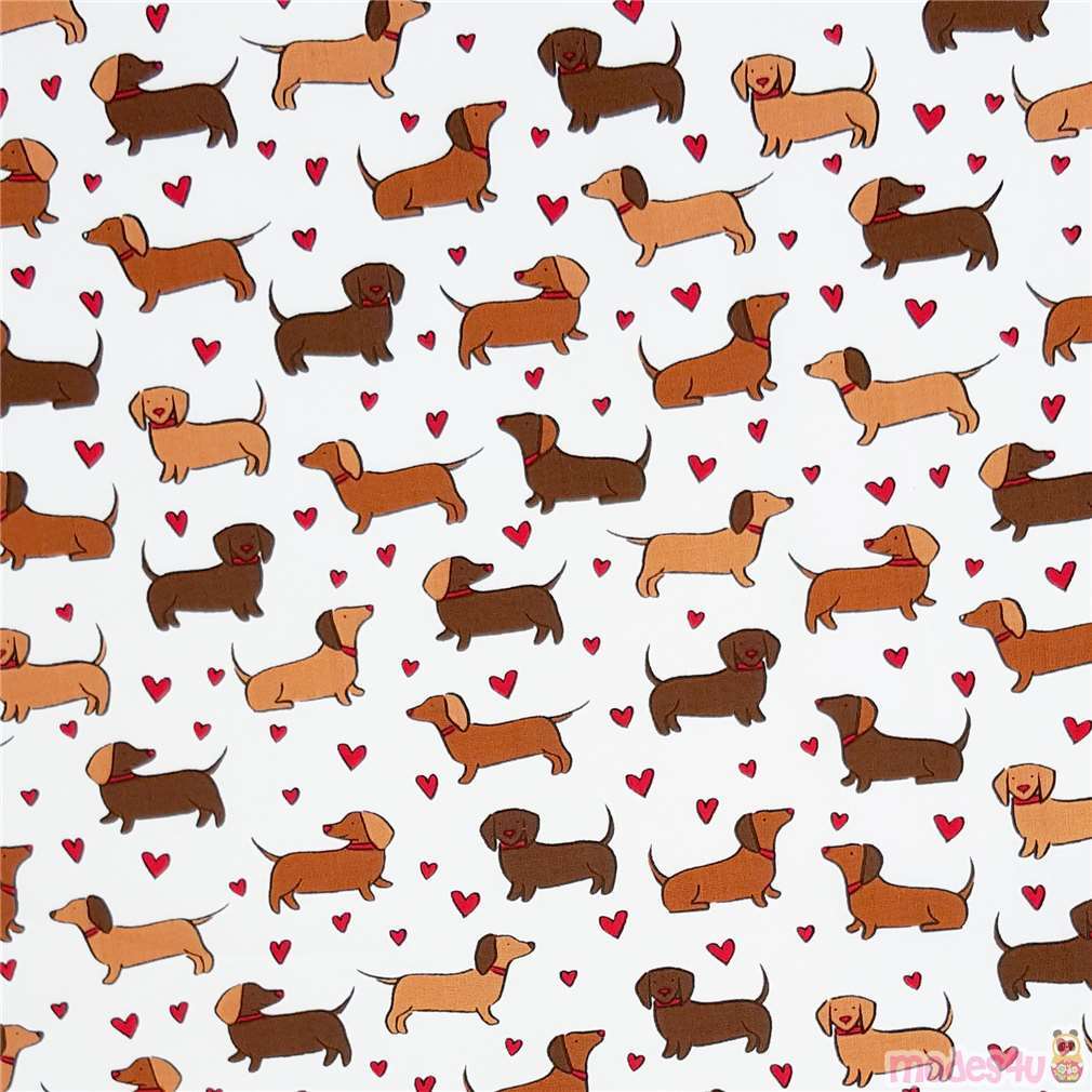 Wiener hotsell dog fabric