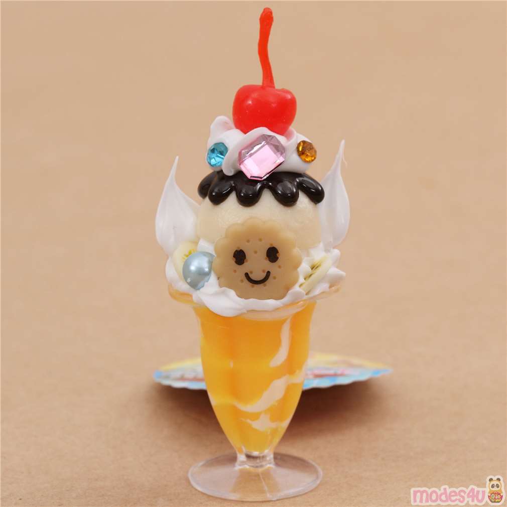 Download Yellow Vanilla Ice Cream Cherry Biscuit Parfait Figure From Japan Modes4u