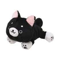 cute black and white Iiwaken dog plush toy with collar - Dog Plush ...