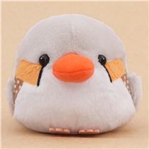 cute grey white bird plush toy Kotoritai from Japan - Bird Plush