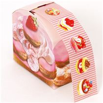 cute sweets sticker box with cupcake macaroon - Sticker Sacks - Sticker ...