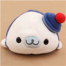 cute white sailor Mamegoma seal San-X plush toy - Other Plushies ...