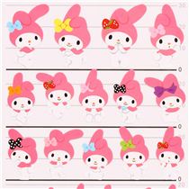  kawaii  My  Melody  sheep  Sanrio stickers from Japan Cute 