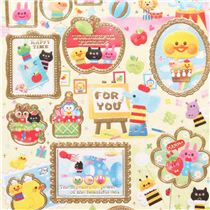 kawaii best friends stickers from Japan animals & pictures - Sticker ...