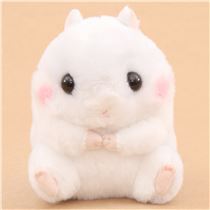 light grey white hamster Coroham Coron plush toy from Japan - Hamster ...