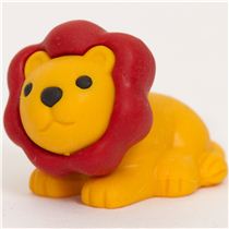 Orange Lion Eraser By Iwako From Japan - Animal Eraser - Erasers 