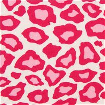 pink leopard print fabric by Robert Kaufman - Dots, Stripes, Checker ...