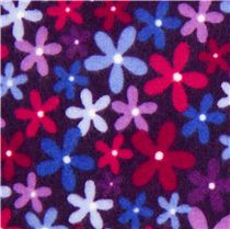 purple flannel fabric little flowers by Robert Kaufman - Flannel Fabric ...