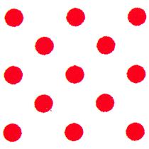 white Michael Miller fabric small red polka dots - Dots, Stripes ...