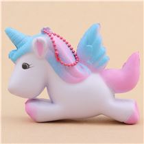 white unicorn  with galaxy  mane squishy  Animal Squishy  