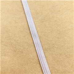 0,6 cm breites weies Gummiband von Japanese Indie