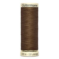 Fil  coudre Sew-all 100 m marron chocolat au lait 289 par Gutermann
