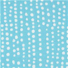 Bleu Verseau Paysage Lunaire De Base  Points Irrguliers Tissu par Dear Stella