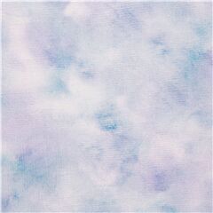 Tela delicadas nubes algodn azul lila alas de hada Tela de Michael Miller