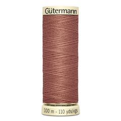 Fil  coudre Gtermann Sew-all mauve poussireux n 844 par Gutermann