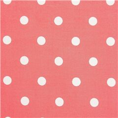 Gros Pois Corail Rguliers Tissu par Japanese Indie
