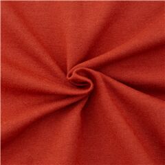 Jersey knit organic fabric in cinnamon brown by Birch Remnant (Remnant)