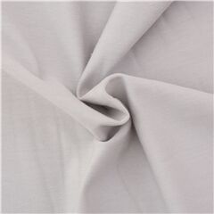 Tissu jersey gris fume clair uni par Robert Kaufman coupon (coupon)