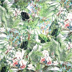 Feuilles Luxuriantes De La Jungle Tissu par Stof France