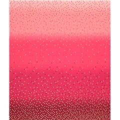 Tissu rose dgrad avec des triangles, des dcorations or mtal Tissu par Michael Miller