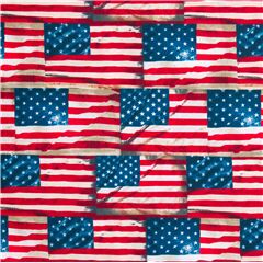 Tissu patriotique, drapeaux amricains aux toiles et rayures Tissu par Timeless Treasures