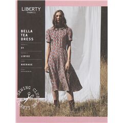 Patron de couture pour robe Bella Tea Dress taille 42-50 par Liberty Fabrics