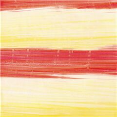 Tissu rayures rouges jaunes orange tachetes style batik Tissu par Timeless Treasures