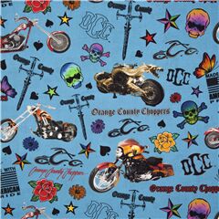 Large Monster Jam Trucks Fire Fabric by Sykel Enterprises - modeS4u