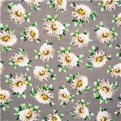 Fleurs De Tournesol En Bouton Jetes Tissu par Michael Miller