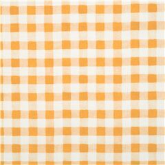 Vichy De Pique-Nique Jaune Blanc Peint Tissu par Michael Miller