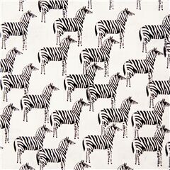 Staggered Diagonal Zebra Stamped Fabric by Dear Stella