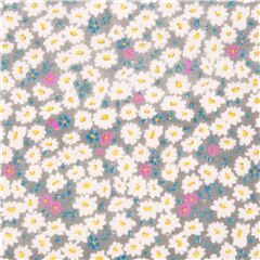 Imprim Fleuri Aquarelle Petites Fleurs Blanches Tissu par Cosmo