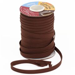 1cm breites braunes doppelt gefalztes Schrgband 1m von Japanese Indie