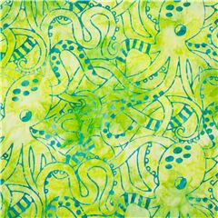 Michael Miller Batik Inky Tie Dye Tropical Fruit Bright