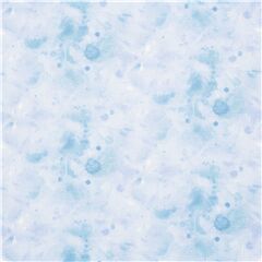 Tissu bleu ple taches aquarelle ton sur ton en coton, import des tats-Unis Tissu par Elizabeth's Studio