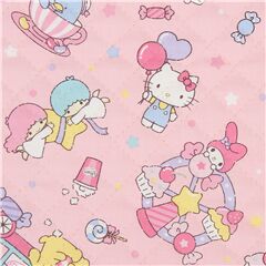 SANRIO KAWAII My Melody Soft & Light Quilting Pouch Pink Leopard Pattern 