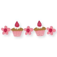 Pinkes Blume Cupcake Bgelbild Aufnher 1 Stck von Japanese Indie