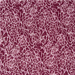 tissu en coton violet avec des pivoines  fleurs, Berry Japanese Tissu par Sykel Enterprises