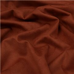 einfarbiger schokoladenbrauner Butter Suede Feinstrickstoff Stoff von Robert Kaufman