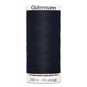 250m Gutermann Sew-all black thread 000