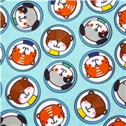 Cute Animal Fish Submarine Window Stripes