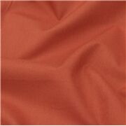 Birch organic poplin solid brown fabric