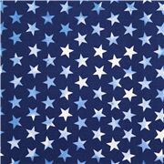 Blue White Tie-Dye Stars