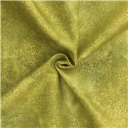 Chartreuse olive Xmas fabric gold shimmer Timeless Treasures