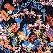 Dunkle Bunte Fantasieblumen