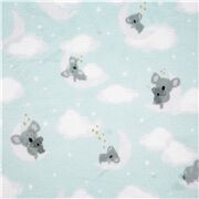 Koala Sleeping Dreaming Clouds Moon Stars