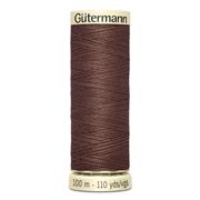 Fil à coudre Gütermann Sew-all marron macadamia foncé n° 423